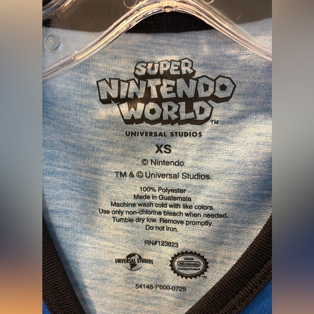 NWT Universal studios Super Nintendo world shirt size XS - Picture 2 of 4